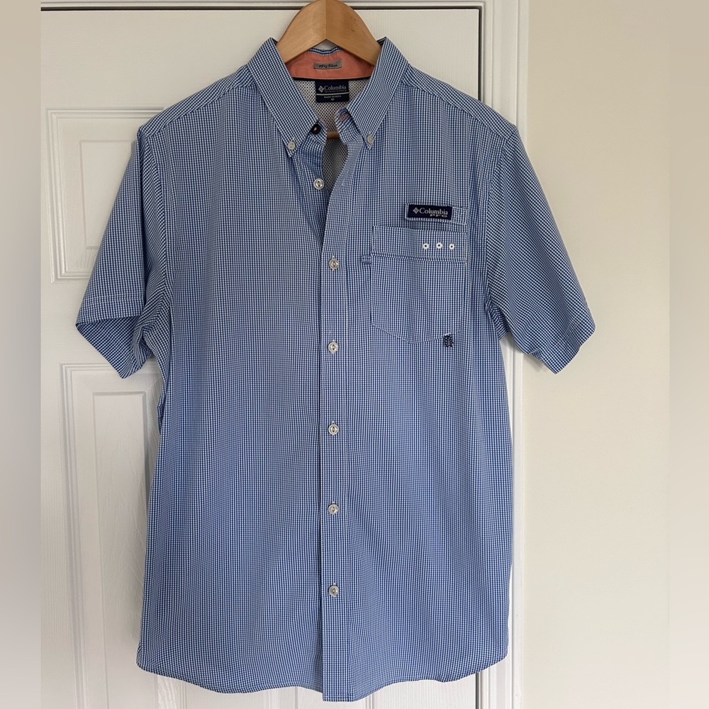 Columbia PFG Button Up short sleeve shirt - Men’s Medium Slim